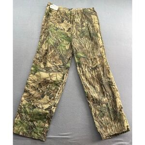 VTG Spartan Camo Pull On Pants Mens X Large RealTree Style Hunting Outdoors